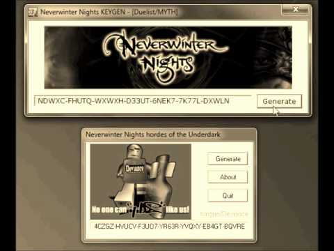 Neverwinter Nights Gold Cd Key Generator